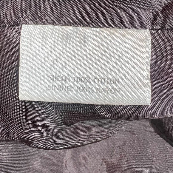 Eileen Fisher Brown Corduroy Hooded Snap Front Jacket Coat Women's‎ Size Medium - Picture 5 of 11